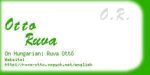otto ruva business card
